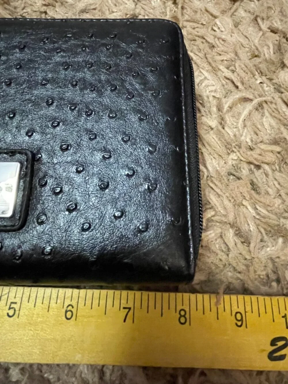 NWT Initials inc portfolio wallet black 8